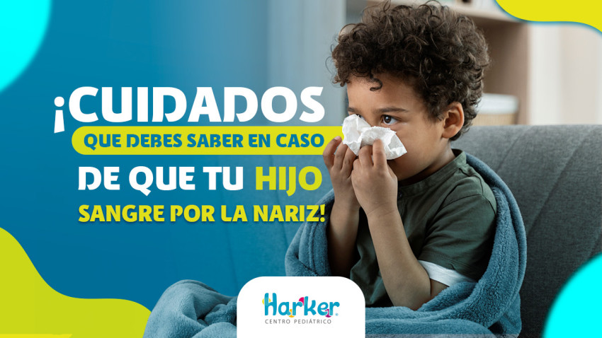 foto de ¡CUIDADOS QUE DEBES SABER EN CASO DE QUE TU HIJO SANGRE POR LA NARIZ!