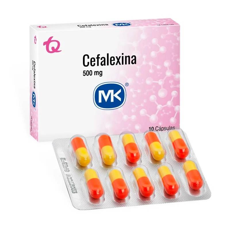 CEFALEXINA 500 MG X 10 TABLETAS